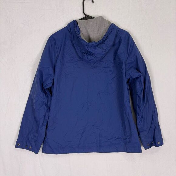 Carhartt Women's Blue 100% Nylon Hooded Full Zip Up Mesh Lined Jacket Size Small - Picture 8 of 12